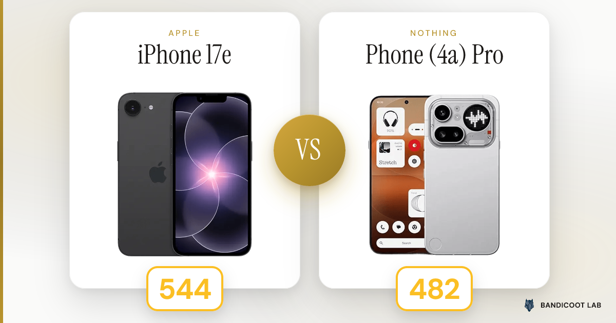 Apple iPhone 17e vs Nothing Phone (4a) Pro