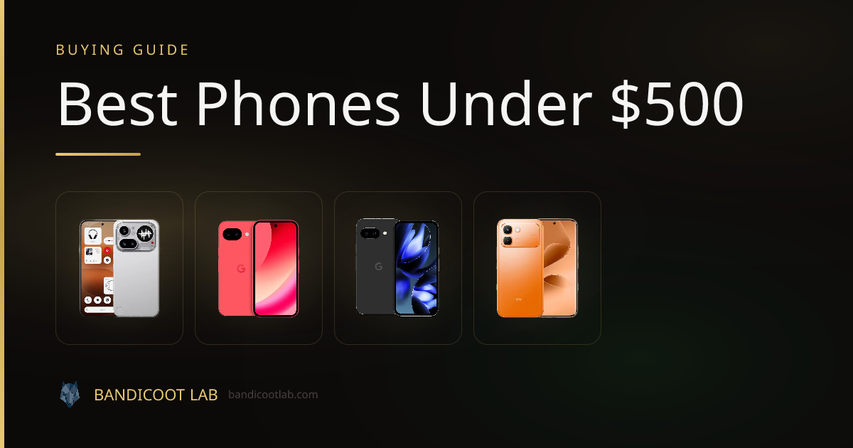 Best Phones Under $500