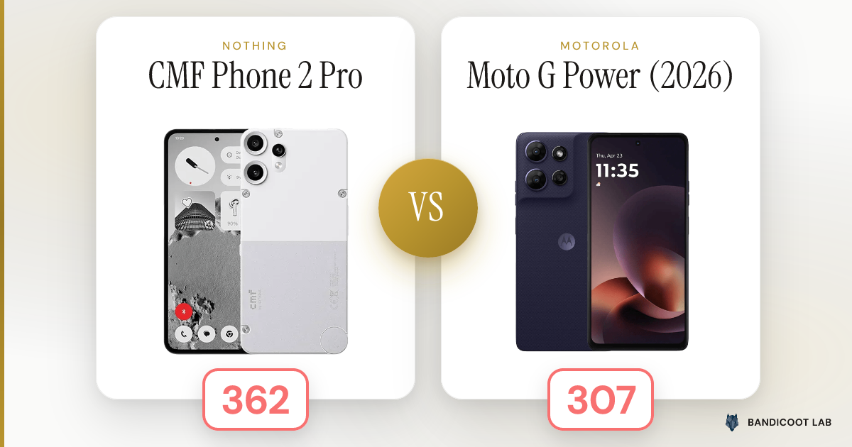 Nothing CMF Phone 2 Pro vs Motorola Moto G Power (2026)