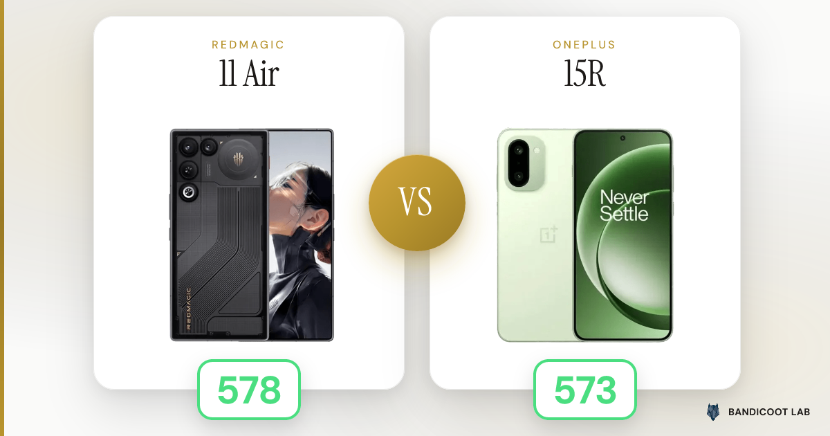 RedMagic 11 Air vs OnePlus 15R