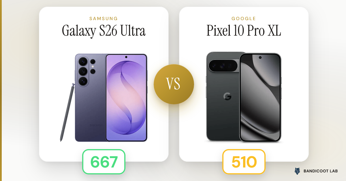 Samsung Galaxy S26 Ultra vs Google Pixel 10 Pro XL