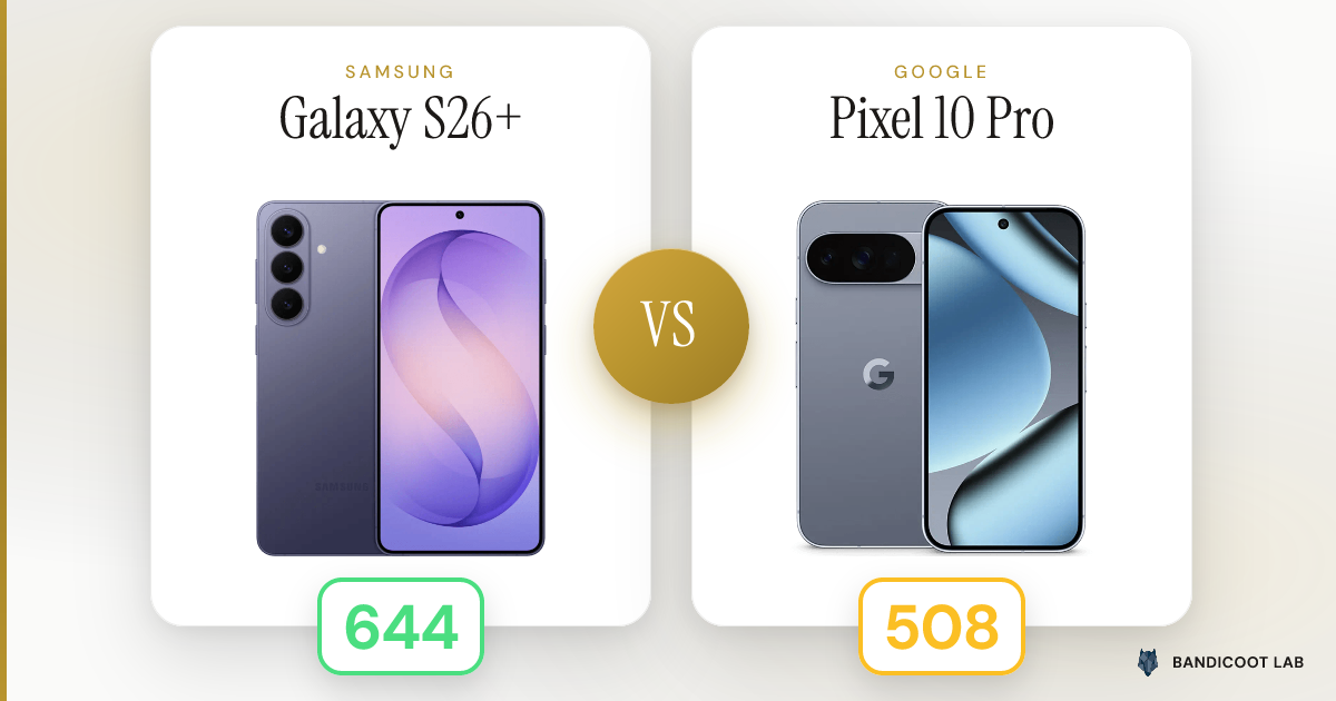 Samsung Galaxy S26+ vs Google Pixel 10 Pro