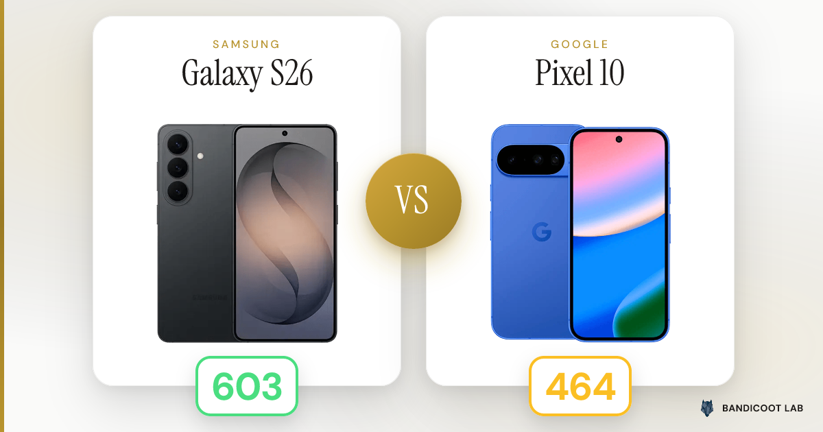 Samsung Galaxy S26 vs Google Pixel 10