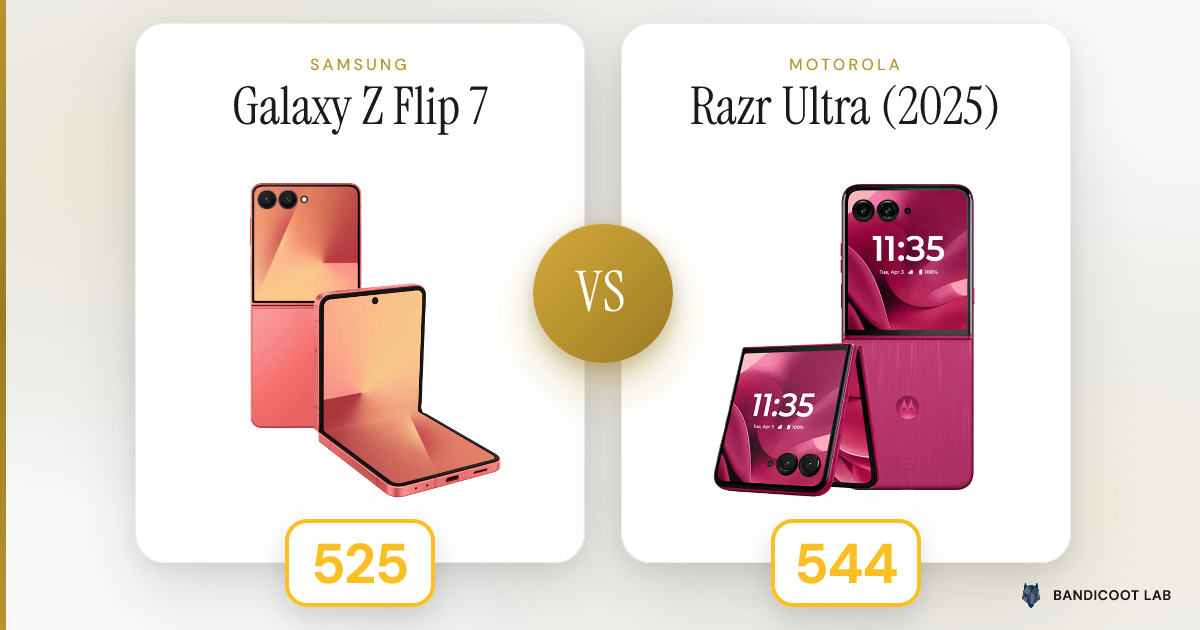 Samsung Galaxy Z Flip 7 vs Motorola Razr Ultra (2025)