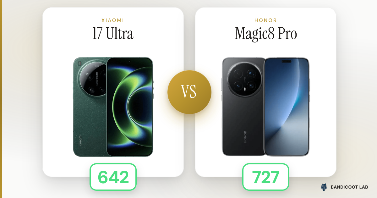 Xiaomi 17 Ultra vs Honor Magic8 Pro
